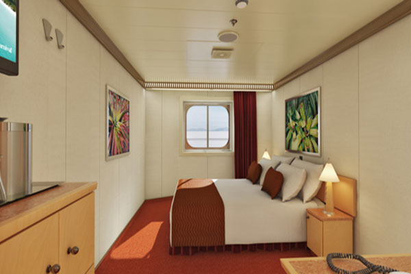 Interior Stateroom with Picture Window (Walkway View)