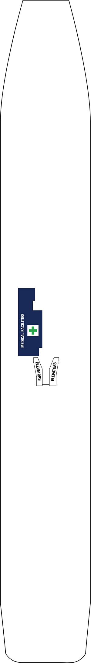 Deck 2 plan for Celebrity Solstice