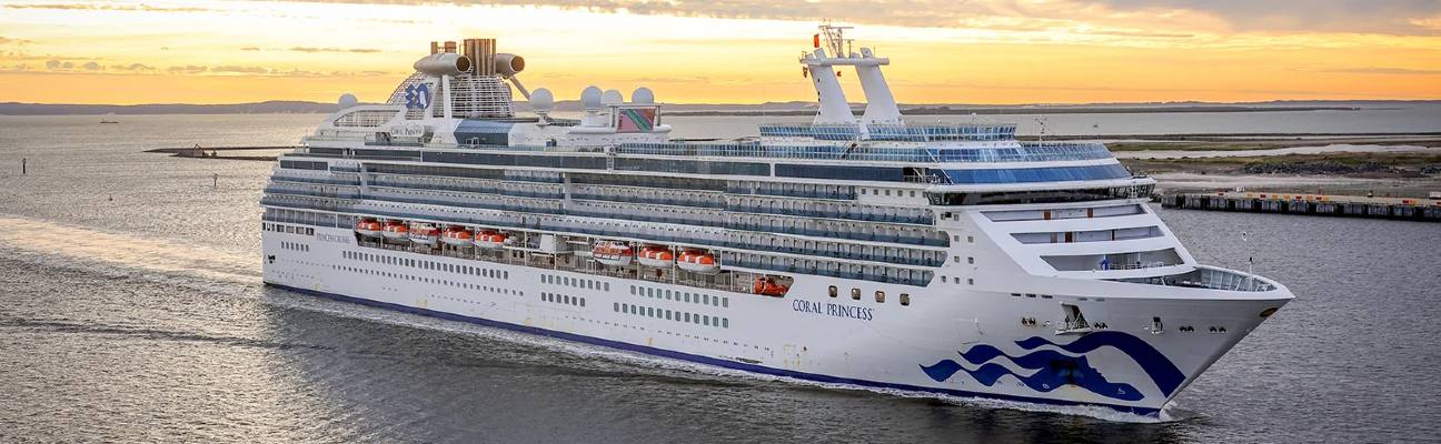 photo of the Coral Princess
 cruise ship
