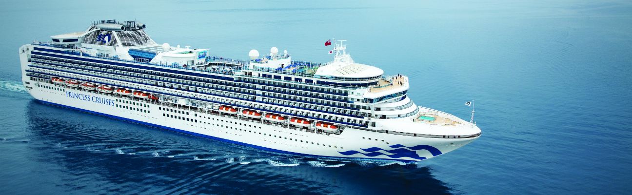 photo of the Diamond Princess
 cruise ship