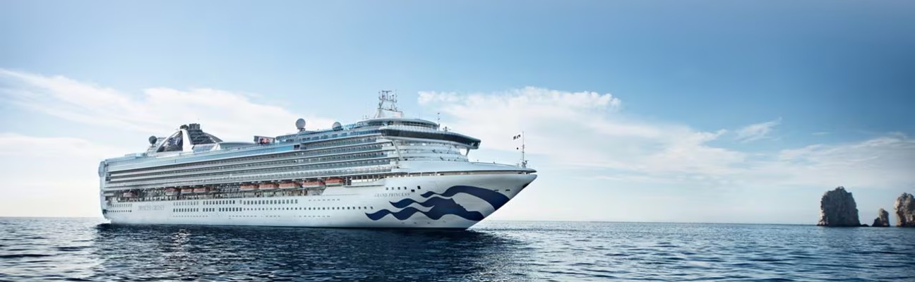 photo of the Grand Princess
 cruise ship