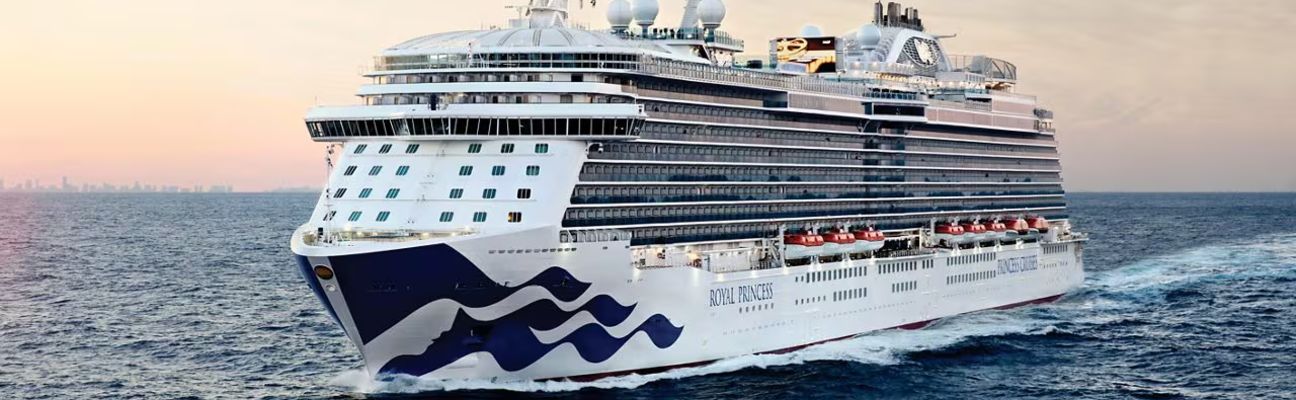 photo of the Royal Princess
 cruise ship