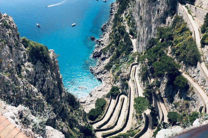 Italy - Capri - swimming